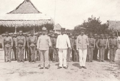 Madeira-Mamore-rautatie: Bolivian ja Brasilian rajalla: Bolivian upseerit ja sotilaat, 1914 tekijältä Unbekannt