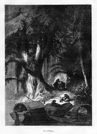 Madeira-joki, Etelä-Amerikka, 1800-luku tekijältä Unbekannt