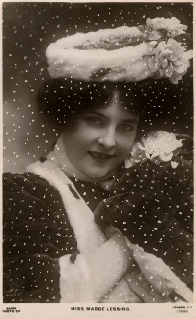 Madge Lessing, saksalainen näyttelijä, 1906 tekijältä Unbekannt