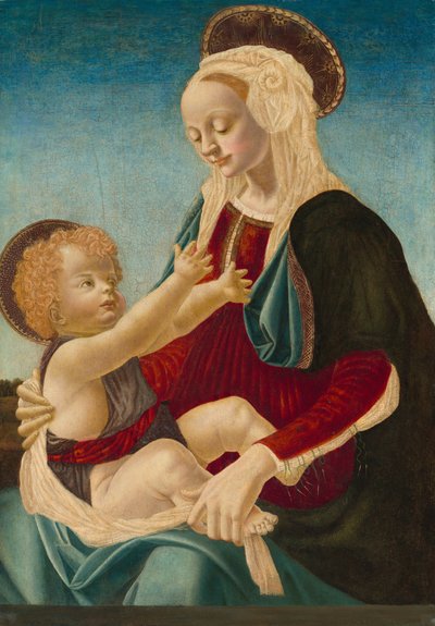 Madonna ja lapsi, n. 14701480. tekijältä Unbekannt