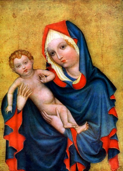 Zlata Korunan Madonna, c1410 1955 tekijältä Unbekannt