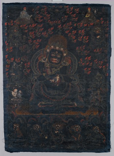 Mahakala, teltan suojelija, n. 1650. tekijältä Unbekannt