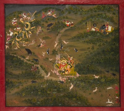 Maharaja Jagat Singh Hunting, 1734-1751. tekijältä Unbekannt