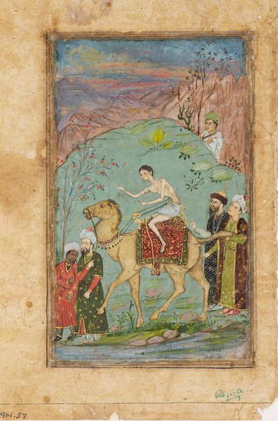 Majnun kamelin selässä, 1800-luku tekijältä Unbekannt