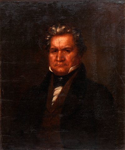 Major Ridge, Cherokee-intiaanien muotokuva. tekijältä Unbekannt