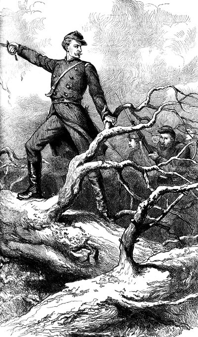 Majuri Theodore Winthrop Big Bethelissä, Virginiassa, 1861 c1880 tekijältä Unbekannt