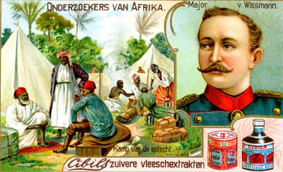 Majuri von Wissman, saksalainen sotilas, c1900 tekijältä Unbekannt