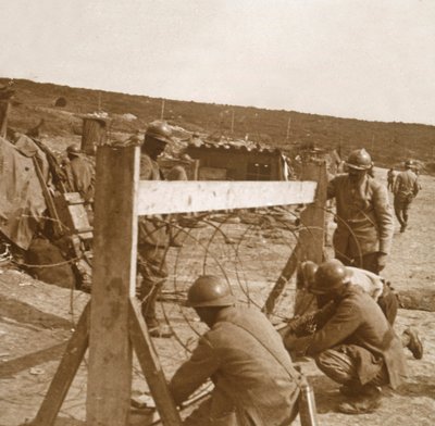 Piikkilangan valmistus, c1914-c1918 tekijältä Unbekannt