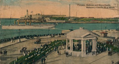 Maleconin ja Morron linna, Havanna, Kuuba, vuodelta 1920 tekijältä Unbekannt