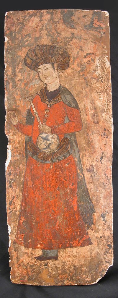 Mies pitelee pulloa ja kuppia, 1500-1600-luku. tekijältä Unbekannt