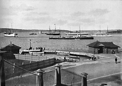 Man o War Stairs and Farm Cove, c1900. tekijältä Unbekannt