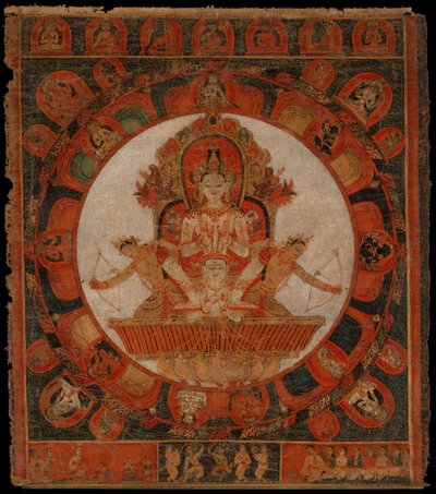 Chandran mandala, kuun jumala, 1300-luvun loppu - 1400-luvun alku. tekijältä Unbekannt