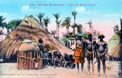 Mankaignen kylä, Länsi-Afrikka, 1900-luku tekijältä Unbekannt