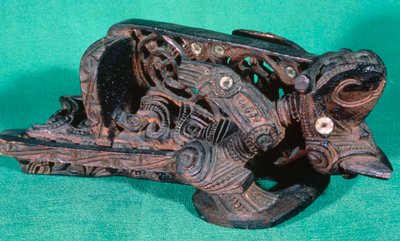 Maori kanootin keula, Uusi-Seelanti tekijältä Unbekannt