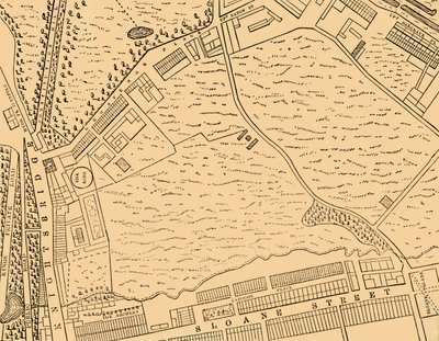 Belgravian kartta, 1814, c1876. tekijältä Unbekannt