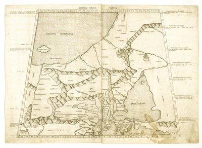 Muskovian kartta Ptolemaios Octava Europe Tabula tekijältä Unbekannt