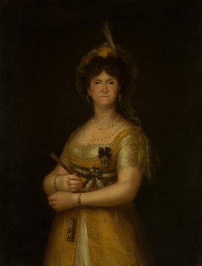 Maria Luisa Parmasta 1751-1819, Espanjan kuningatar. tekijältä Unbekannt