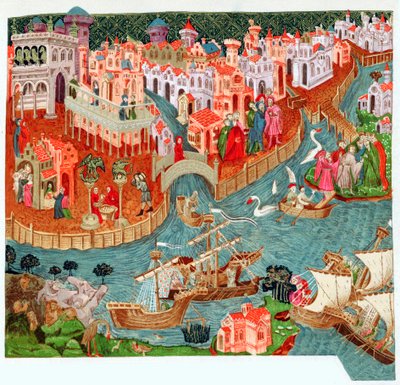 Marco Polo, venetsialainen kauppias ja tutkimusmatkailija, 1300-luku tekijältä Unbekannt
