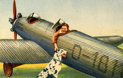 Marga von Etzdorf koneensa kanssa, 1932. tekijältä Unbekannt