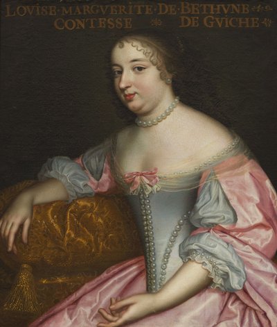 Marguerite Louise Suzanne de Béthune 1643-1726, Guichen kreivitär, Luden herttuatar, noin 1665. tekijältä Unbekannt