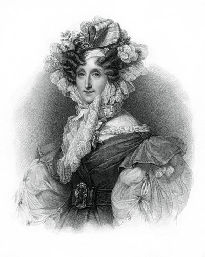 Maria Amalia kahdesta sisiliasta, 1800-luku tekijältä Unbekannt