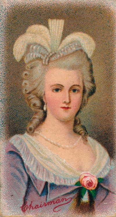 Marie Antoinette 1755-1793, Ranskan kuningatar, 1912 tekijältä Unbekannt