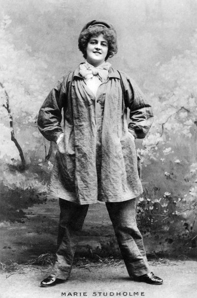 Marie Studholme 1875-1930, englantilainen näyttelijä, 1900-luku tekijältä Unbekannt