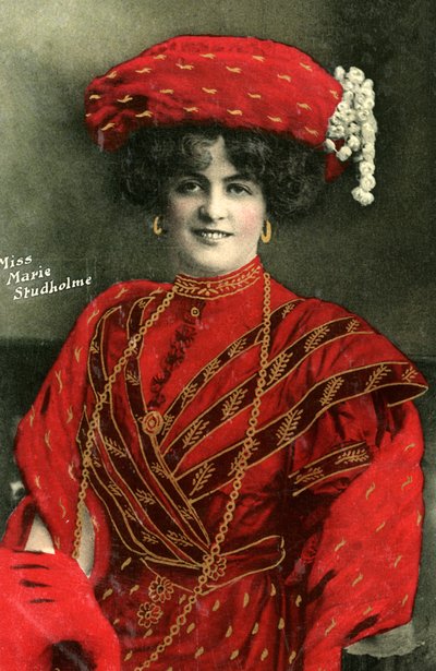 Marie Studholme 1875-1930, englantilainen näyttelijä, 1907 tekijältä Unbekannt