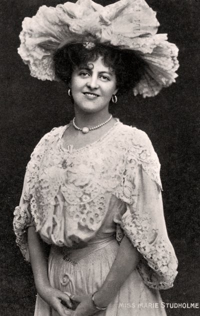Marie Studholme 1875-1930, englantilainen näyttelijä, 1900-luku tekijältä Unbekannt