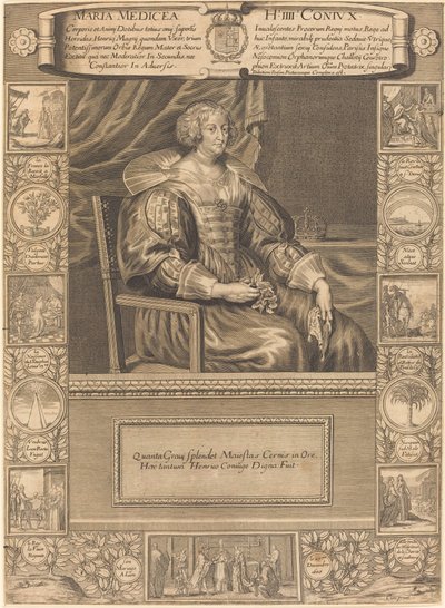Marie de Medici. tekijältä Unbekannt