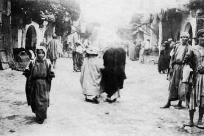 Market, Mosul, Mesopotamia, 1918 tekijältä Unbekannt