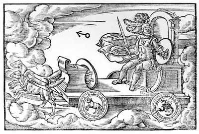 Mars, roomalainen sodanjumala, 1569 tekijältä Unbekannt