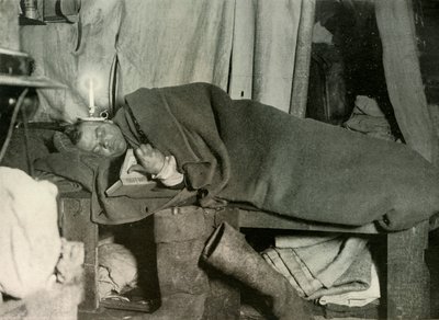 Marston sängyssään, vuodelta 1908, 1909. tekijältä Unbekannt
