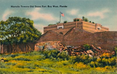 Martello Towers Old Union Fort, Key West, Florida, 1940-luku tekijältä Unbekannt