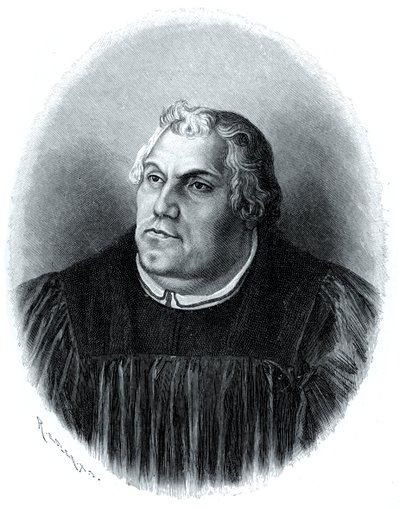 Martin Luther, protestanttinen kirkon uudistaja, 1903 tekijältä Unbekannt