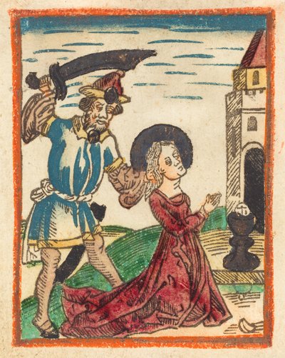 Pyhän Barbaran marttyyrikuolema, 14801490. tekijältä Unbekannt