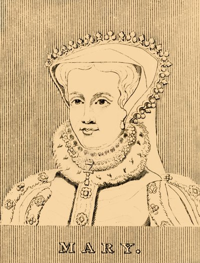 Maria, 1516-1558, 1830. tekijältä Unbekannt