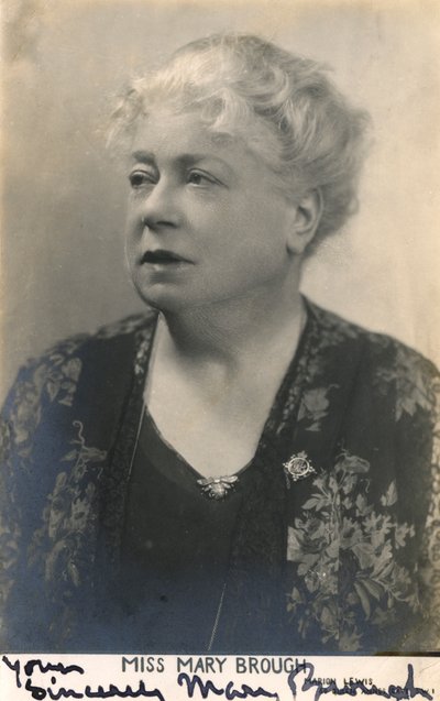 Mary Brough 1863-1834, englantilainen näyttelijä, 1900-luku tekijältä Unbekannt