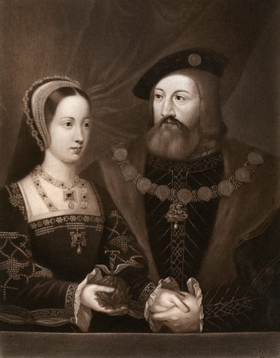 Mary Tudor ja Charles Brandon, Suffolkin herttua, 1515, 1902 tekijältä Unbekannt