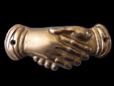 Vapaamuurarien kädenpuristus. Symboli, 1800-luvun loppu. tekijältä Unbekannt