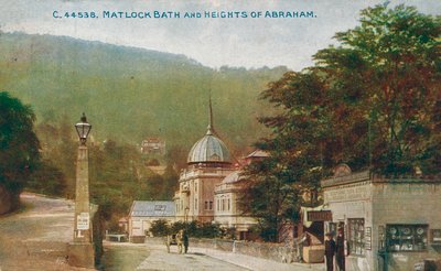Matlock Bath ja Abrahamin kukkulat, Derbyshire, 1905. tekijältä Unbekannt