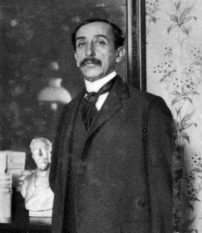 Maurice Barres, ranskalainen toimittaja, kirjailija ja poliitikko, 1914 tekijältä Unbekannt