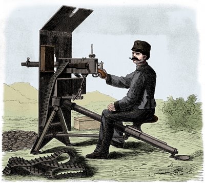 Maxim konekivääri, c1895. tekijältä Unbekannt