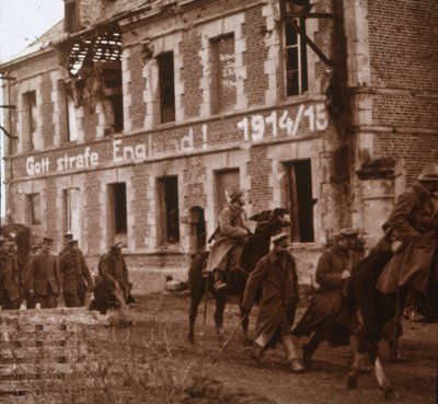 Jumala rankaisekoon Englantia, Bucy-le-Long, Pohjois-Ranska, c1914-c1918 tekijältä Unbekannt