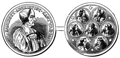 Seitsemän piispan mitali, 1700-luku 1800-luku tekijältä Unbekannt