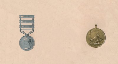 Mitalit taisteluista Intiassa, 1911-luku tekijältä Unbekannt