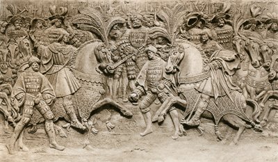 Henrik VIII:n ja Francis I:n tapaaminen kultakankaalla, 1520, 1902 tekijältä Unbekannt