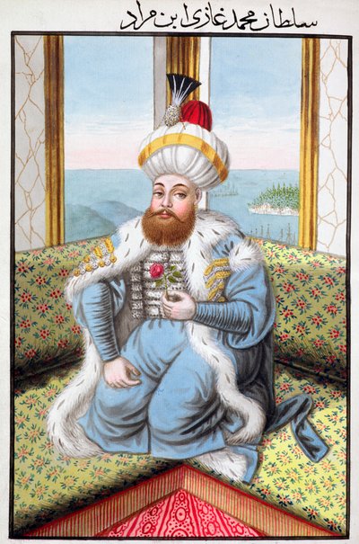 Mehmed II, ottomaanien keisari, 1808 tekijältä Unbekannt