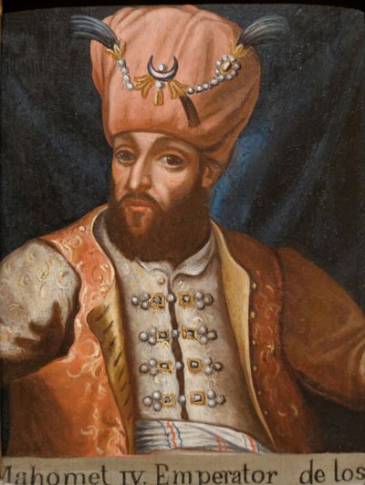 Mehmed IV 1642-1693, Ottomaanien valtakunnan sulttaani, 1600-luku tekijältä Unbekannt