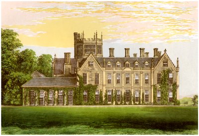 Melbury House, Dorset, Ilchesterin jaarlin koti, vuodelta 1880 tekijältä Unbekannt